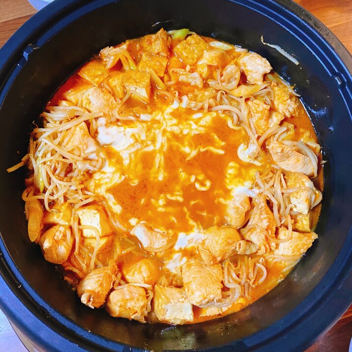 節約チーズタッカルビ
